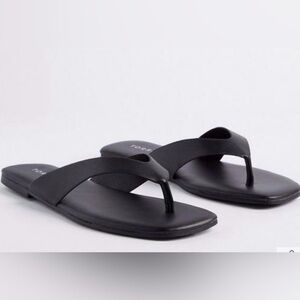 Torrid Black Slide Sandals